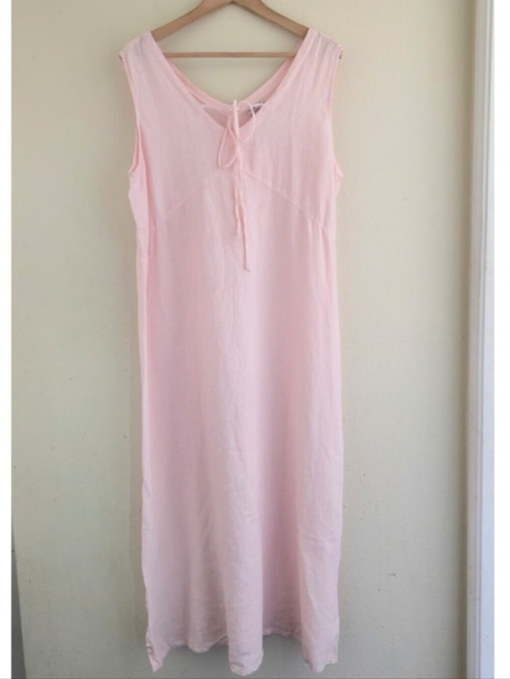 NWOT Match Point Linen Maxi Dress M
